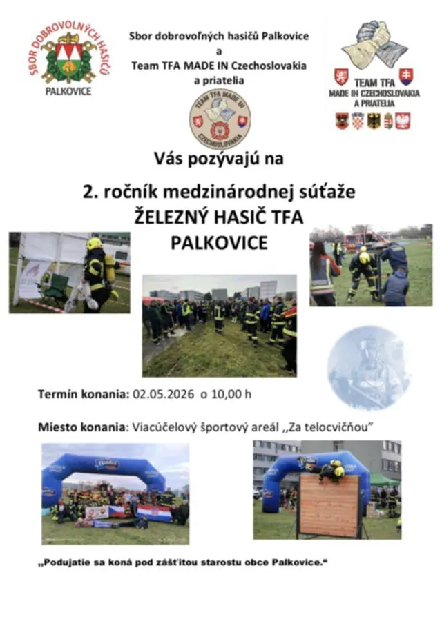 2.ročník medzinárodnej hasičskej súťaže Železný hasič TFA