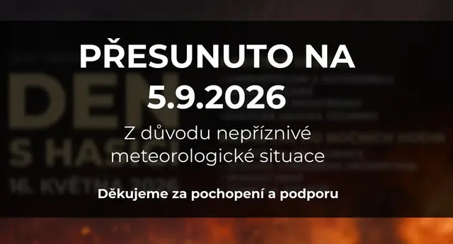 Den s hasiči - UDÁLOST PŘESUNUTA NA 5.9.2026!!!