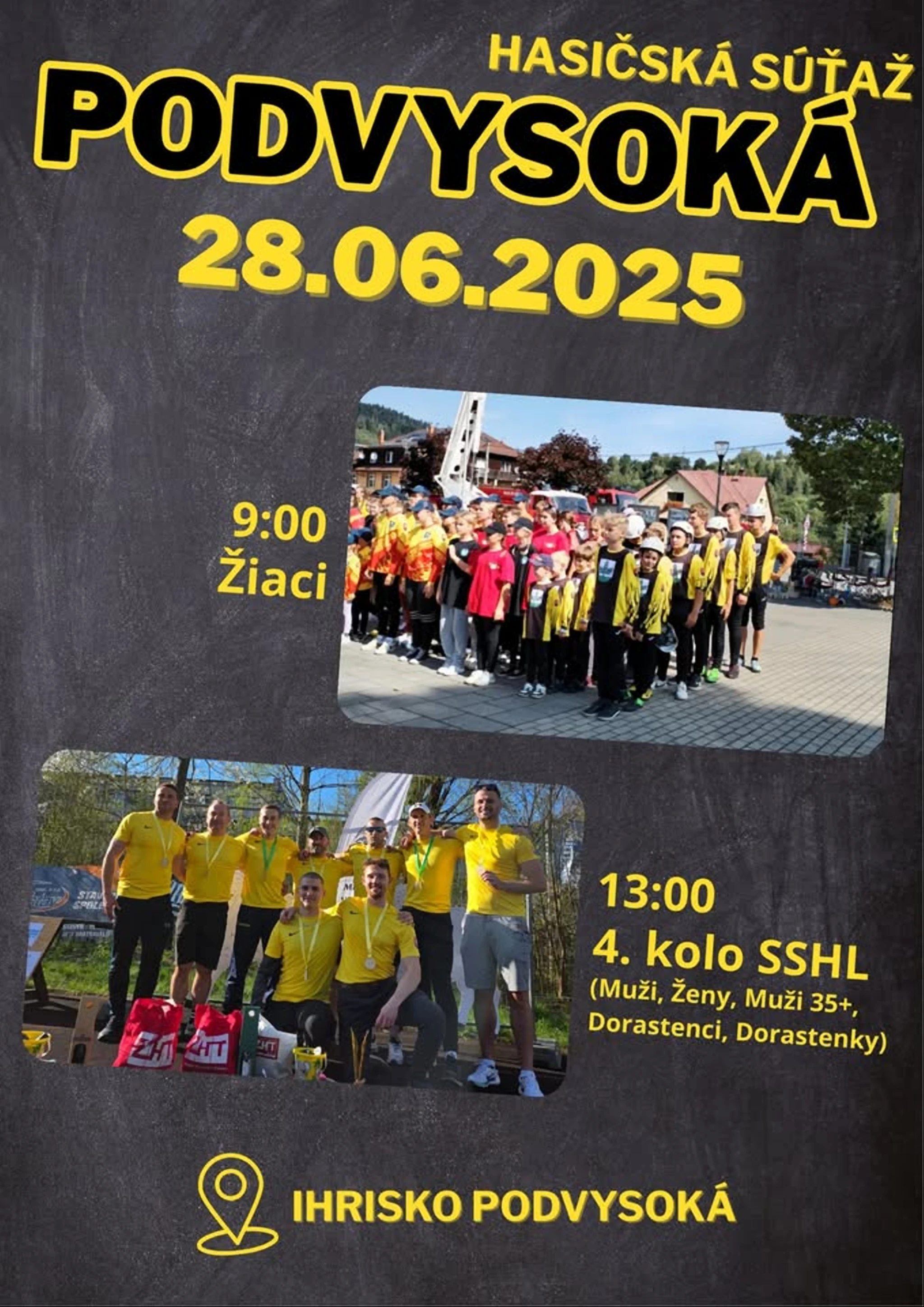 Hasičská súťaž Podvysoká 2025