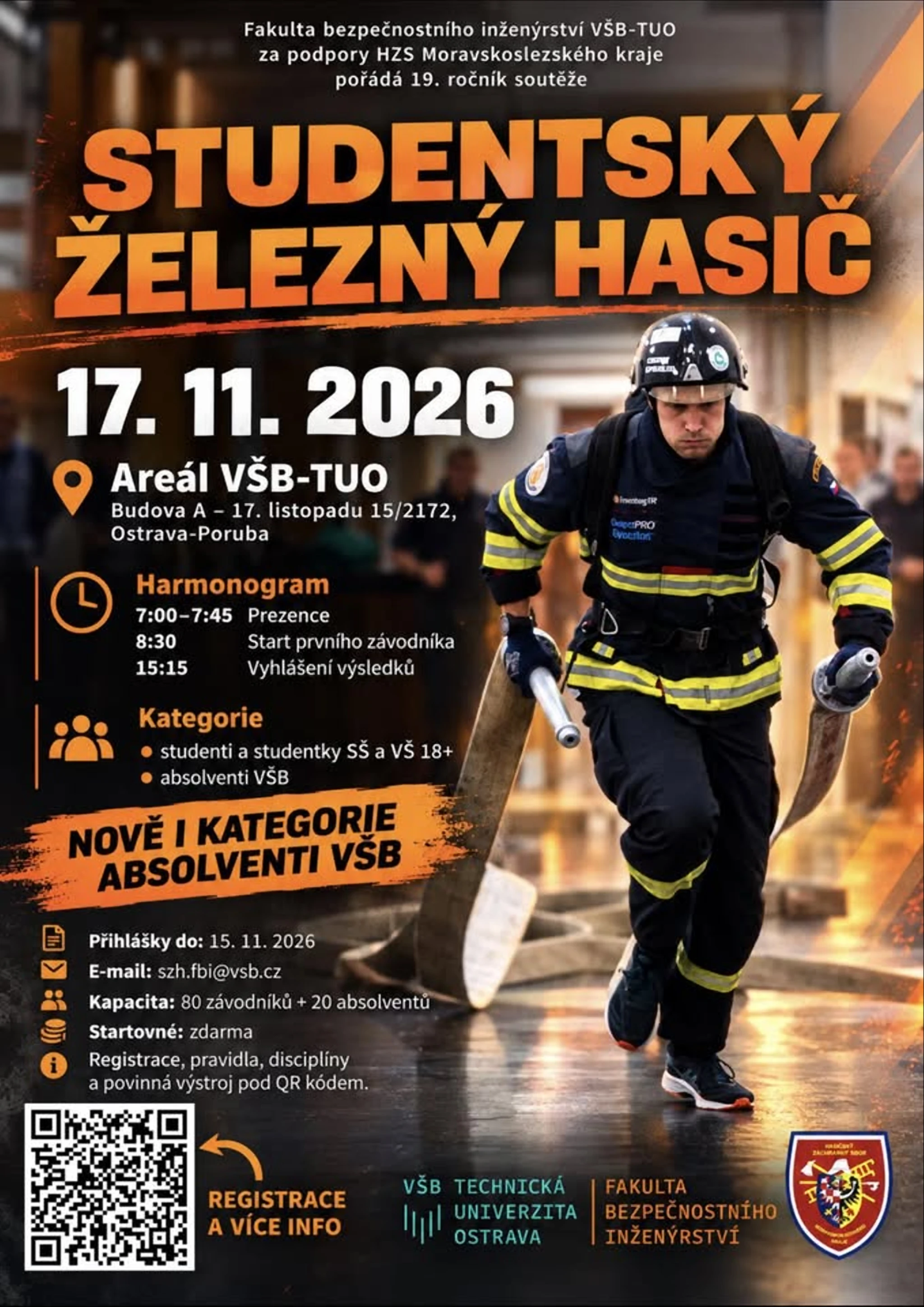 Studentský železný hasič 2026