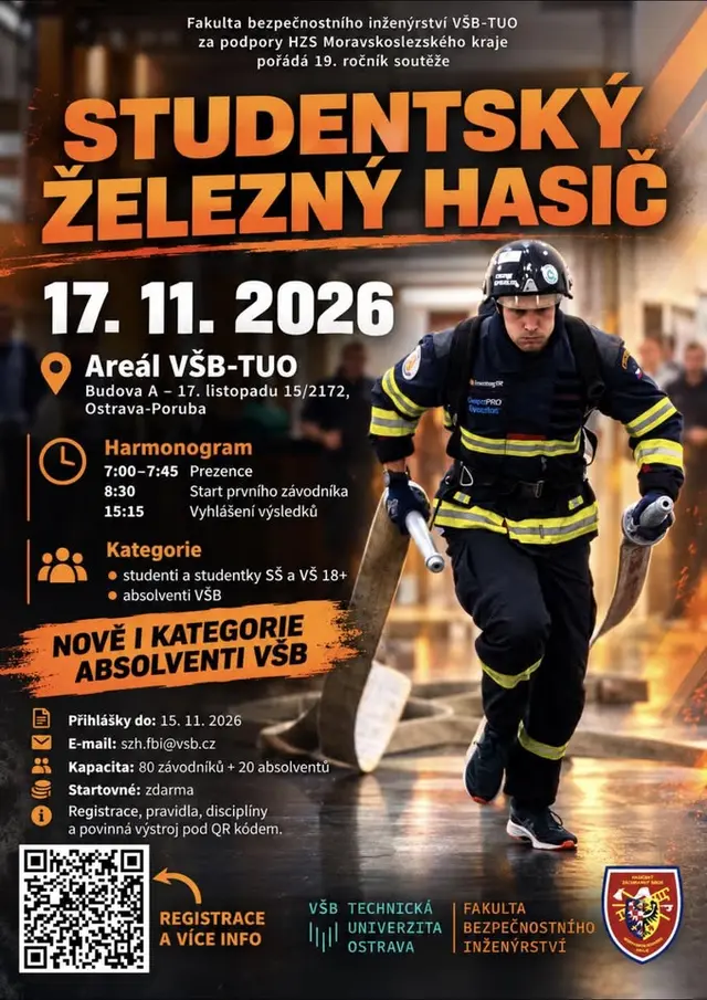 Studentský železný hasič 2026