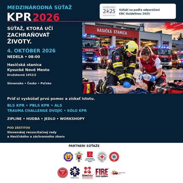 KPR 2026 – Súťaž v záchrane života | Kysucké Nové Mesto