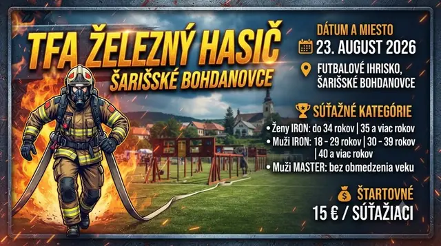 Železný hasič Šarišské Bohdanovce