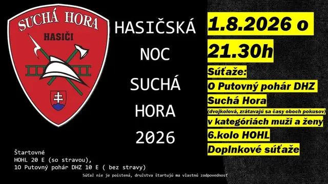 Hasičská noc 2026