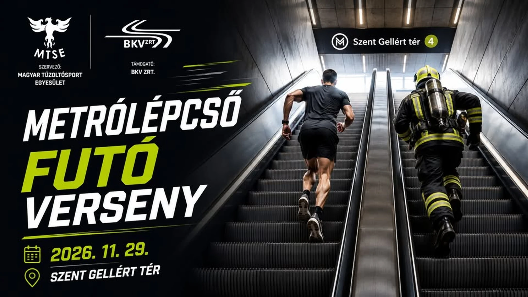 Metrólépcső futó verseny 2026
