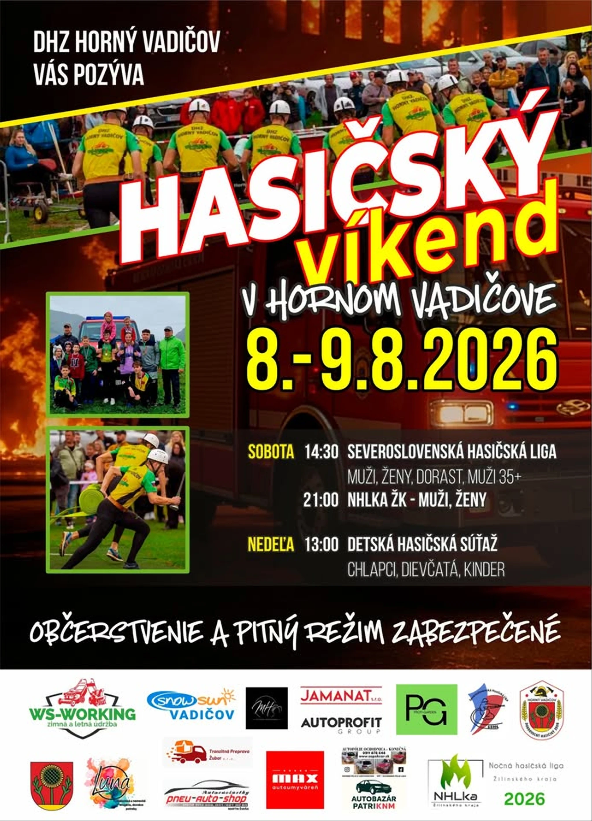 Hasičský víkend v Hornom Vadičove