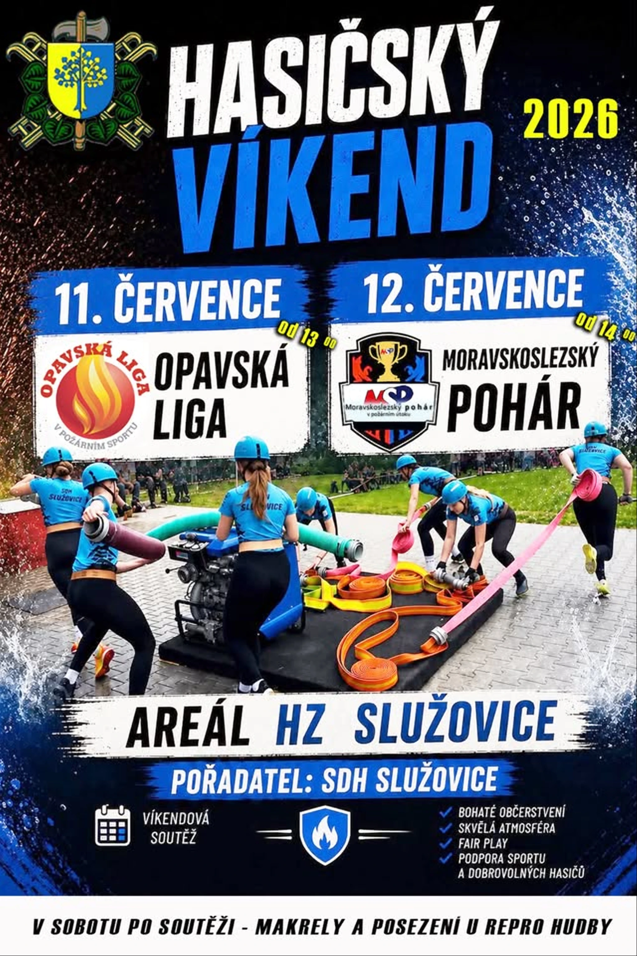 HASIČSKÝ VÍKEND VE SLUŽOVICÍCH 2026
