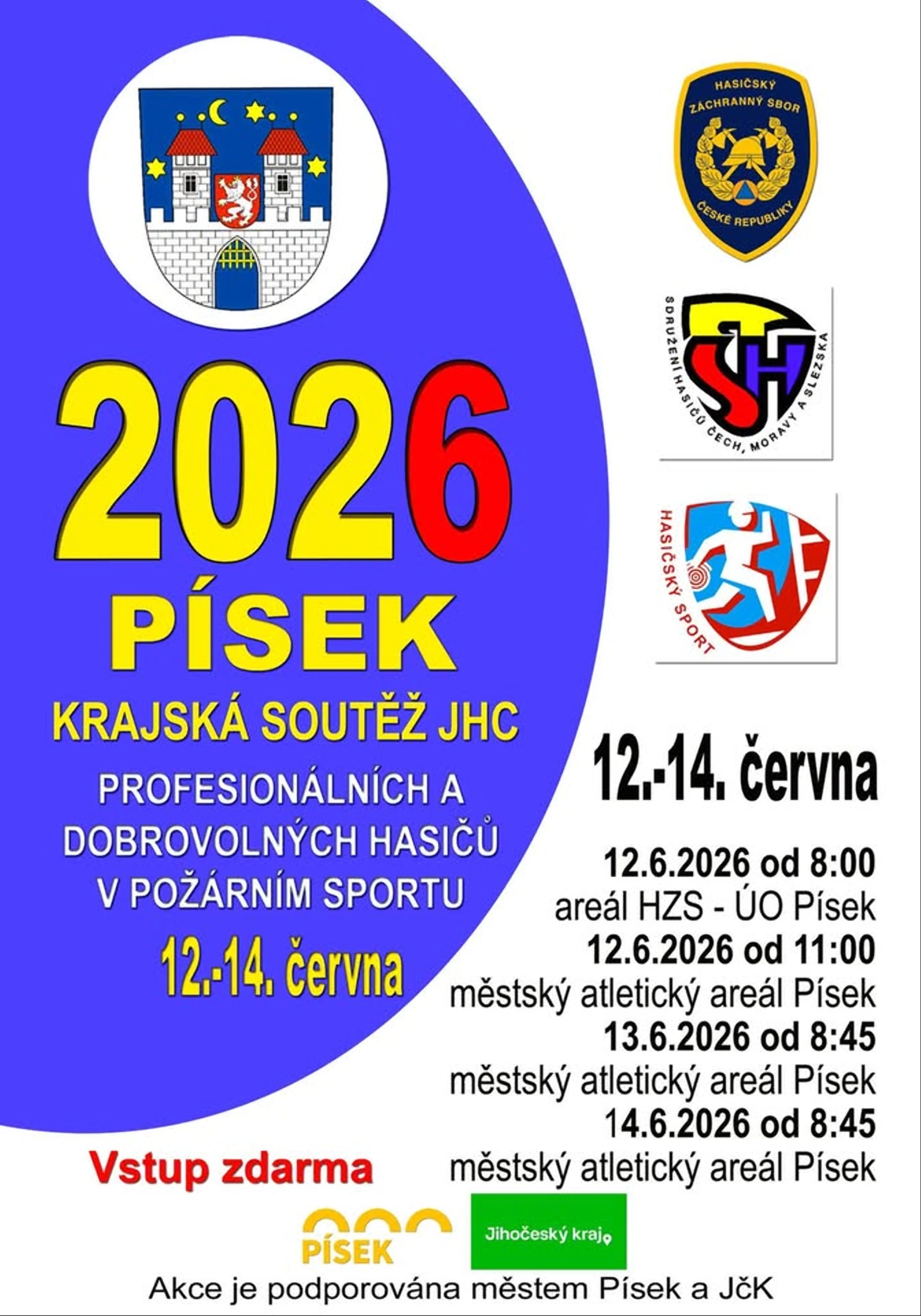 Krajská soutěž v požárním sportu 2026