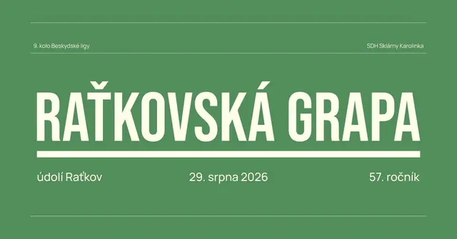 57. ročník soutěže O putovní pohár Skláren Karolinka – Raťkovská Grapa