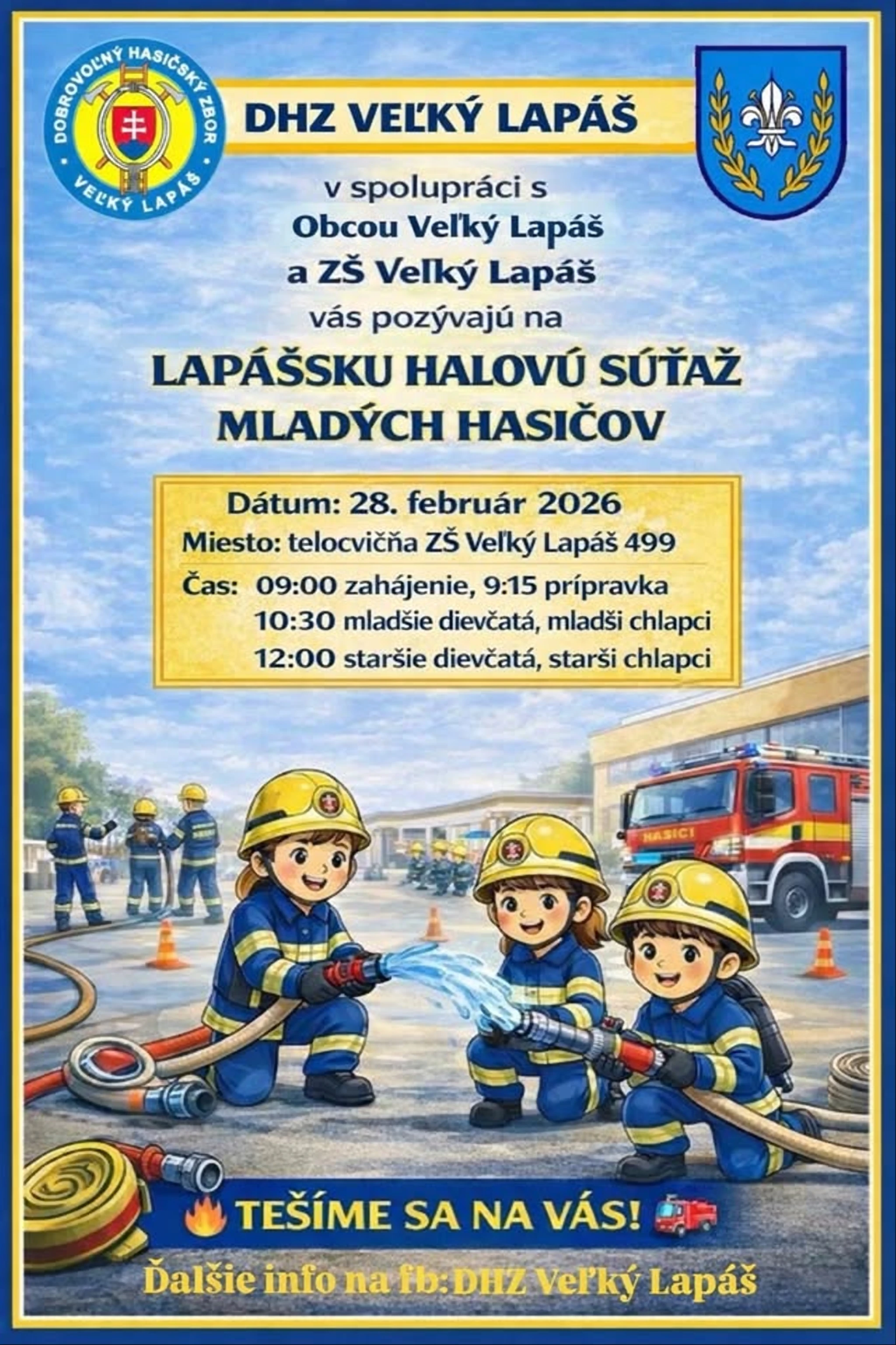 Lapášska halová súťaž mladých hasičov