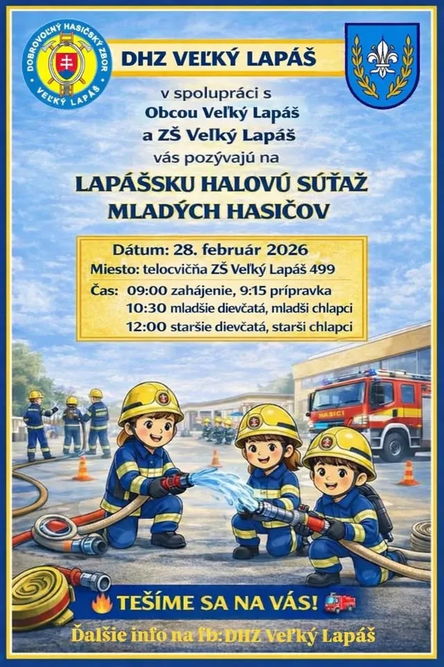 Lapášska halová súťaž mladých hasičov