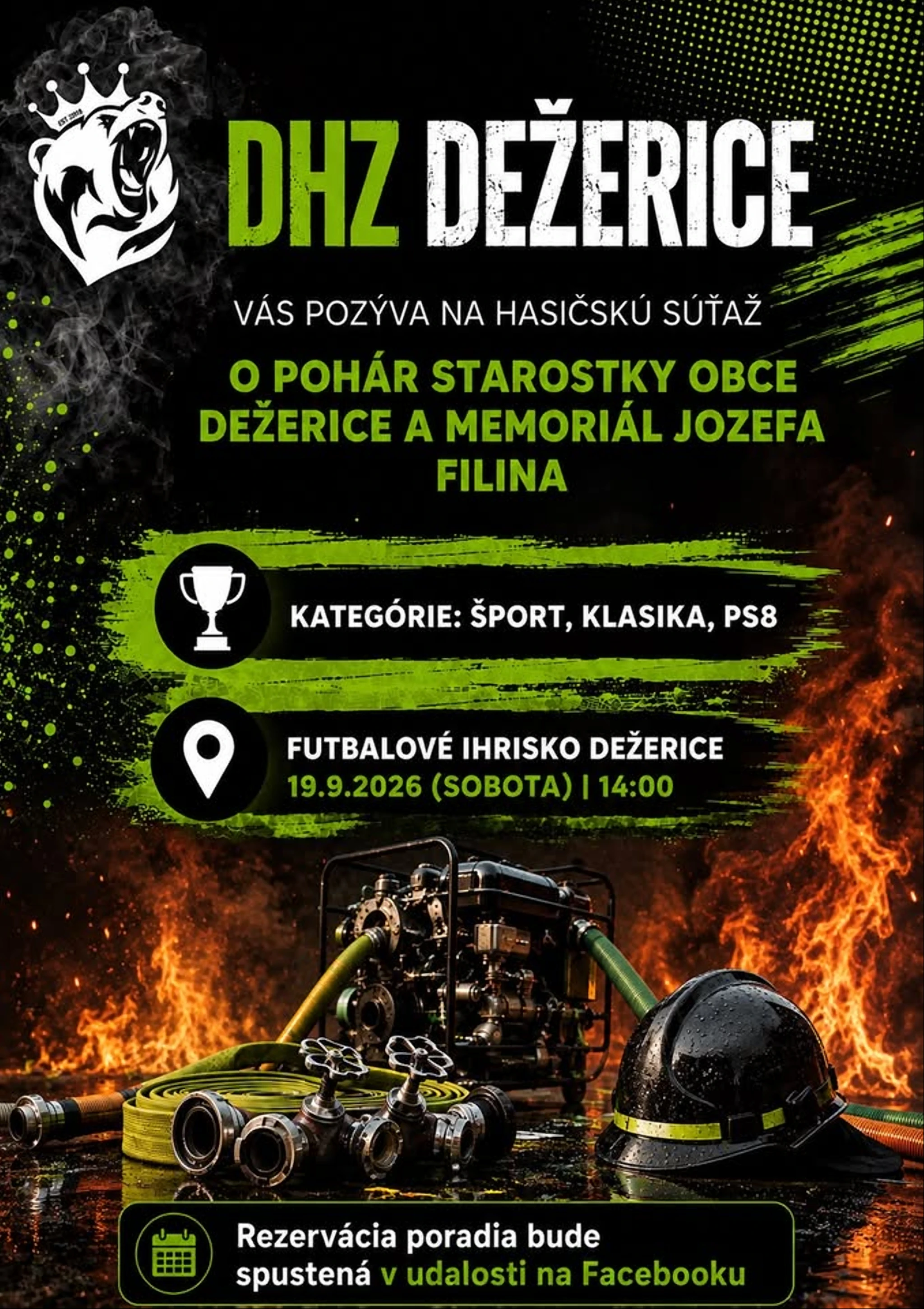 Hasičská súťaž Dežerice