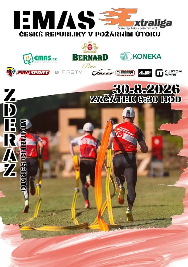 XIV. kolo EMAS Extraligy ČR v požárním útoku ve Zderazi