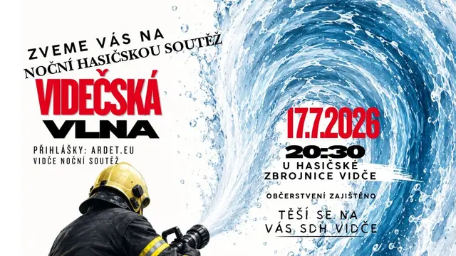 Noční hasičská soutěž Videčská Vlna