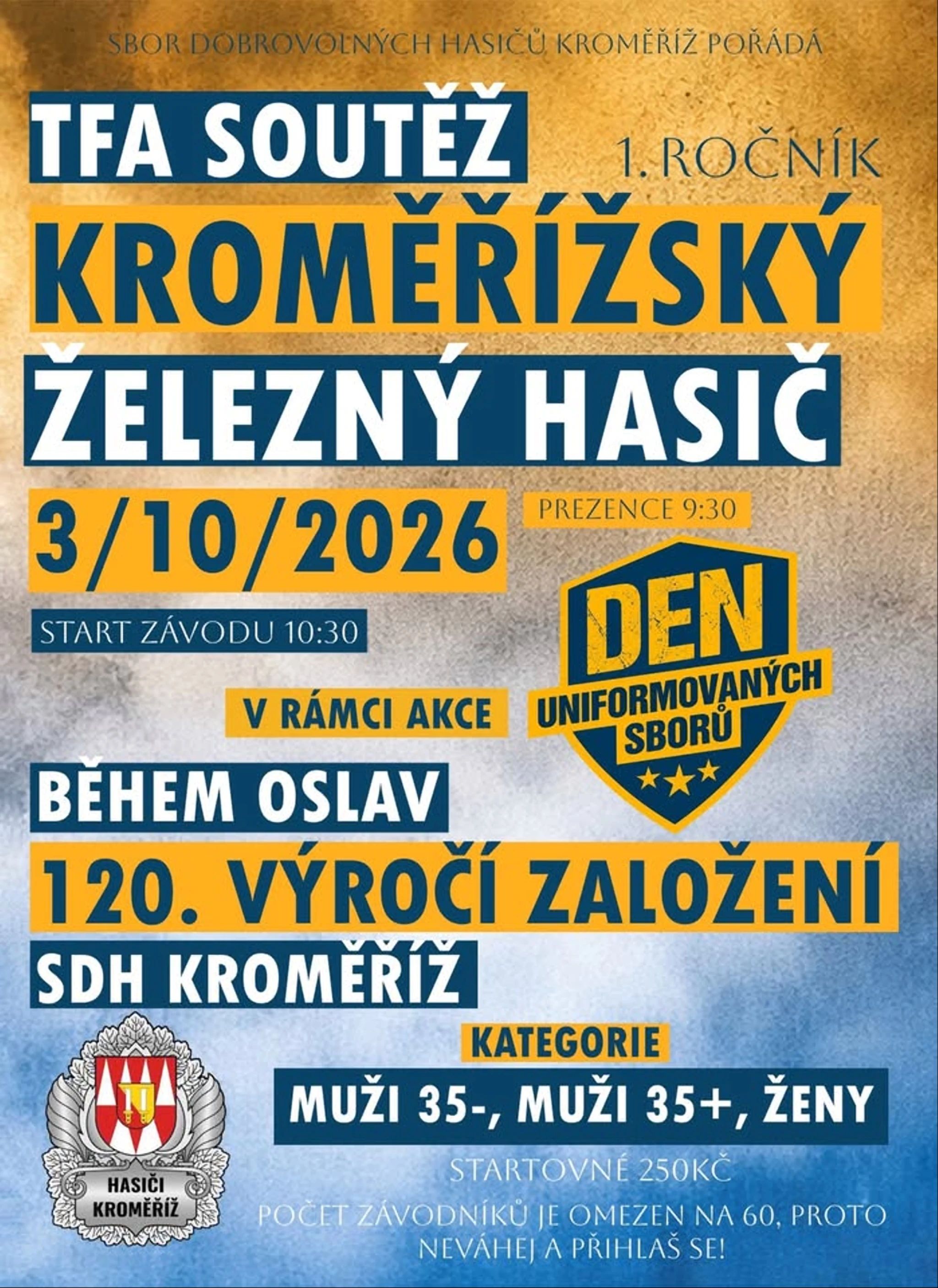 TFA - Kroměřížský železný hasič 2026