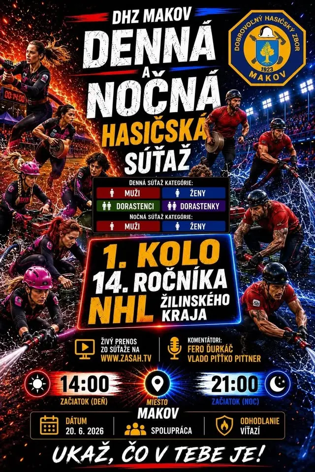 28.ročník o pohár starostu obce Makov & 1.kolo NHL-ky Žilinského kraja 2026