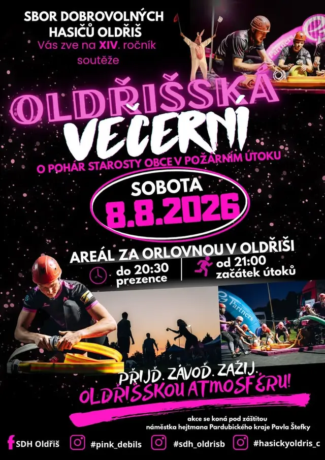 OLDŘIŠSKÁ VEČERNÍ O POHÁR STAROSTY OBCE v požárním útoku