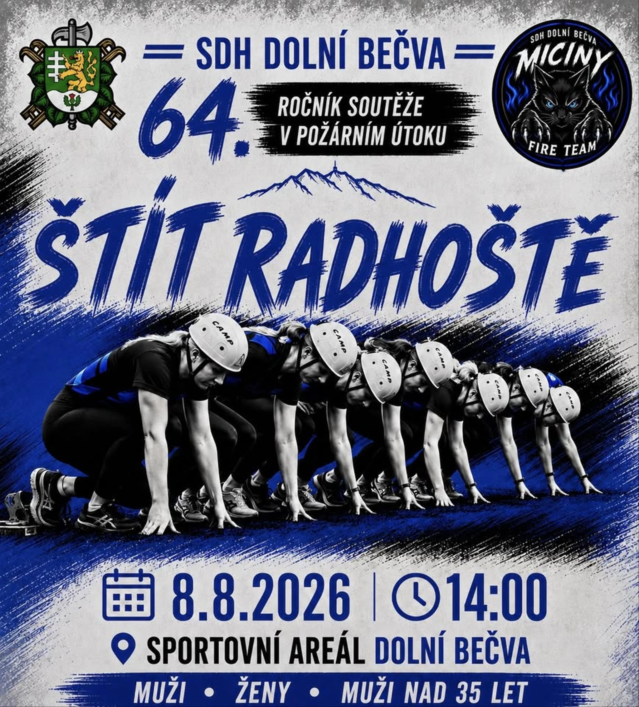 64. ročník hasičské soutěže Štít Radhoště 2026
