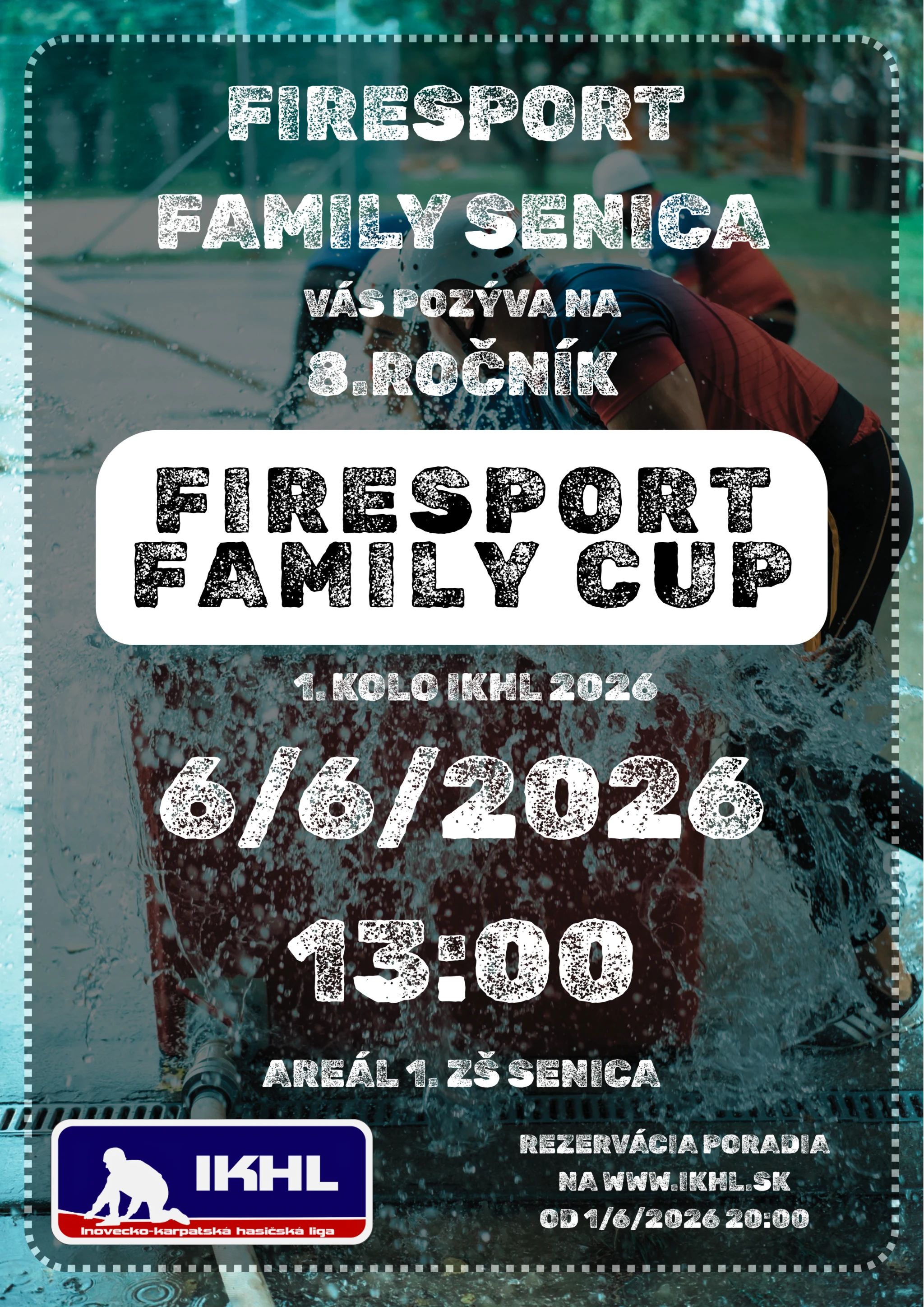 Hasičská súťaž Firesport Family CUP 2026 8. ročník - 1. kolo IKHL