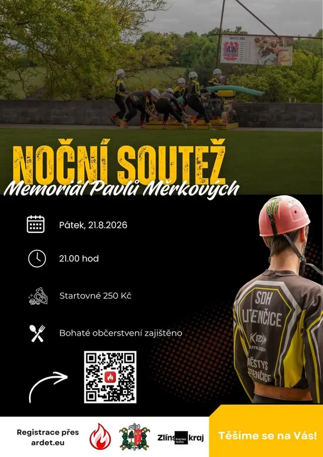 Noční soutěž Memoriál Pavlů Měrkových