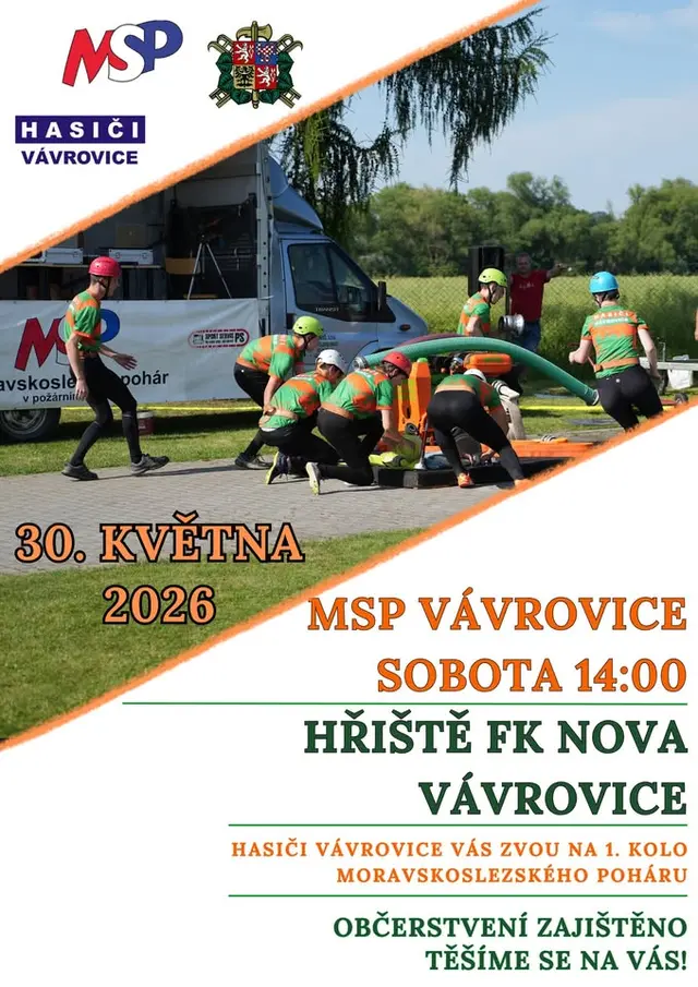 1. kolo Moravskoslezského poháru - Vávrovice