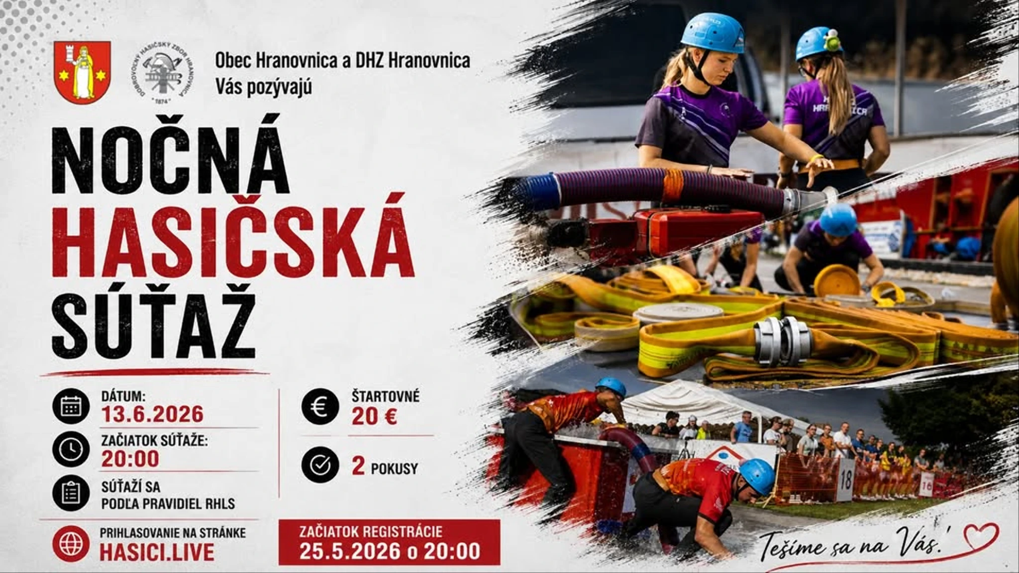 Nočná hasičská súťaž