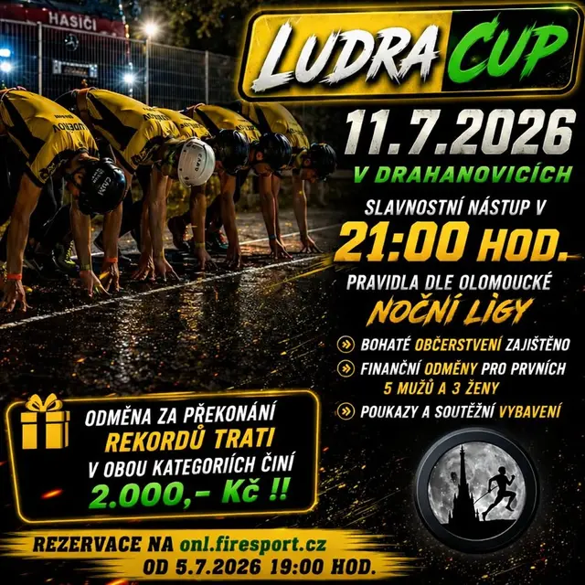 LUDRA CUP 2026 - noční soutěž v PÚ, 4.kolo ONL