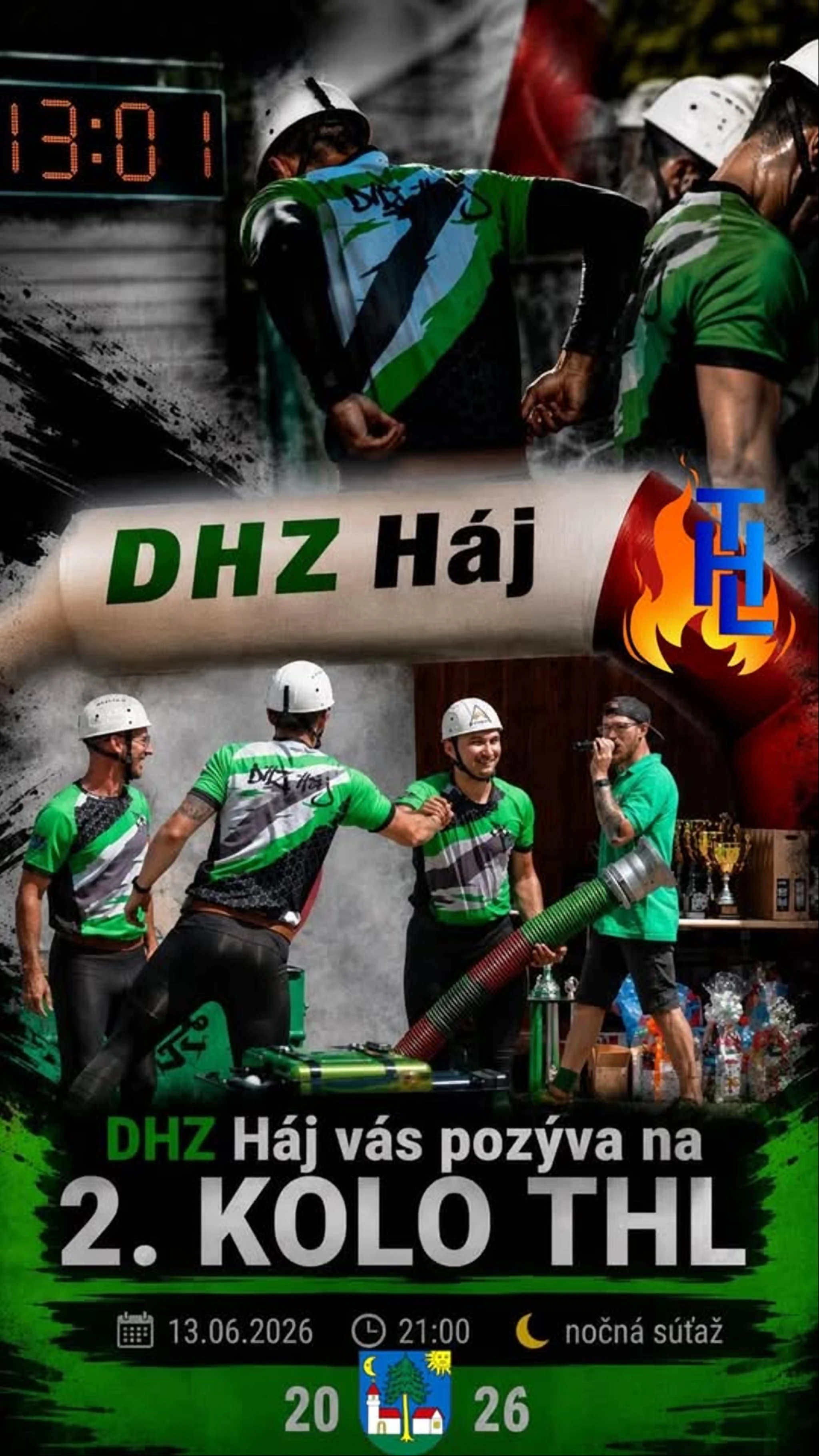 Hasičská súťaž Háj