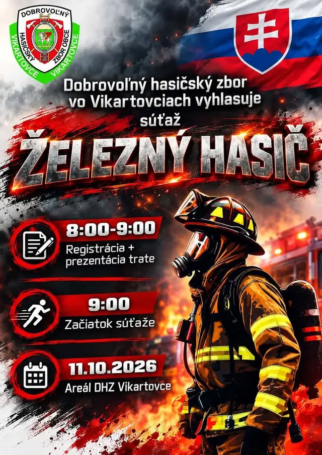 ŽELEZNÝ HASIČ VIKARTOVCE 2026