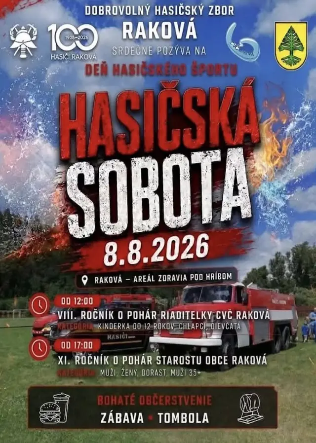 HASIČSKÁ SOBOTA v Rakovej