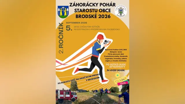 Záhorácky pohár starostu obce Brodské 2026