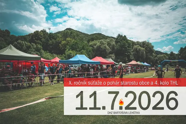 4. kolo THL a X. ročník hasičskej súťaže o Pohár starostky obce Bartošova Lehôtka.