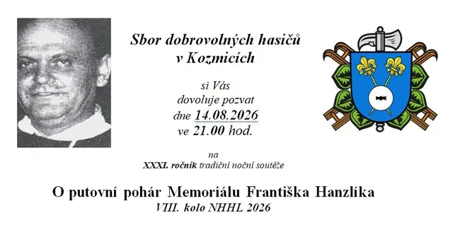 VIII. kolo NHHL 2026 - Memoriál Františka Hanzlíka