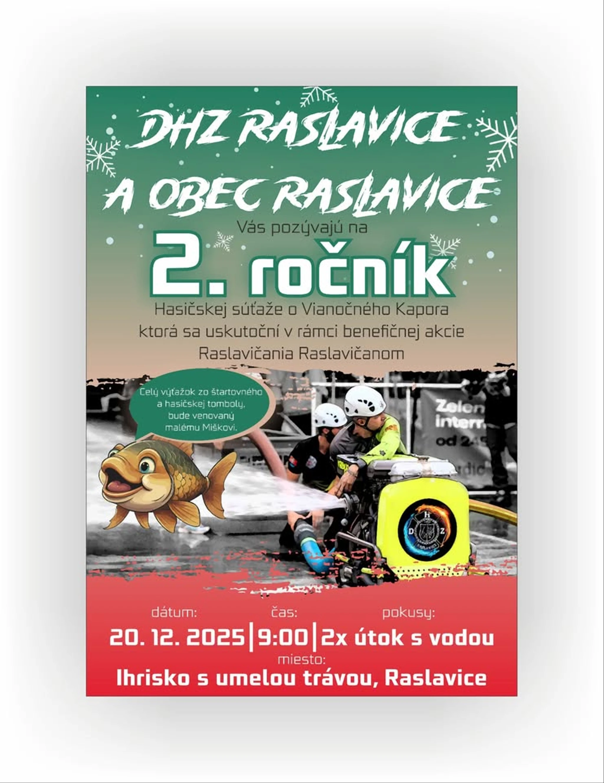 2. Ročník Hasičskej súťaže o Vianočného KAPORA