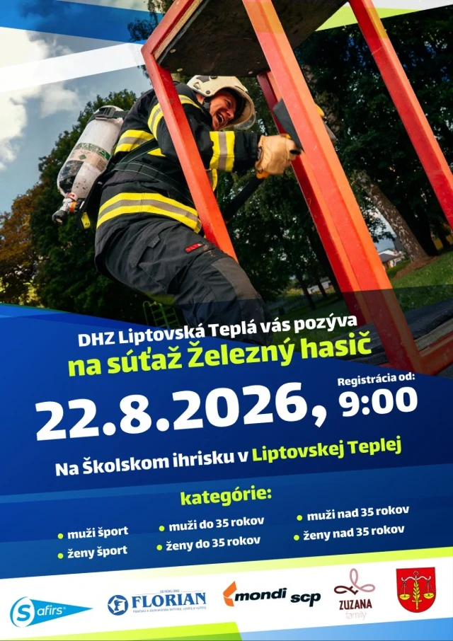Železný hasič Liptovská Teplá 2026