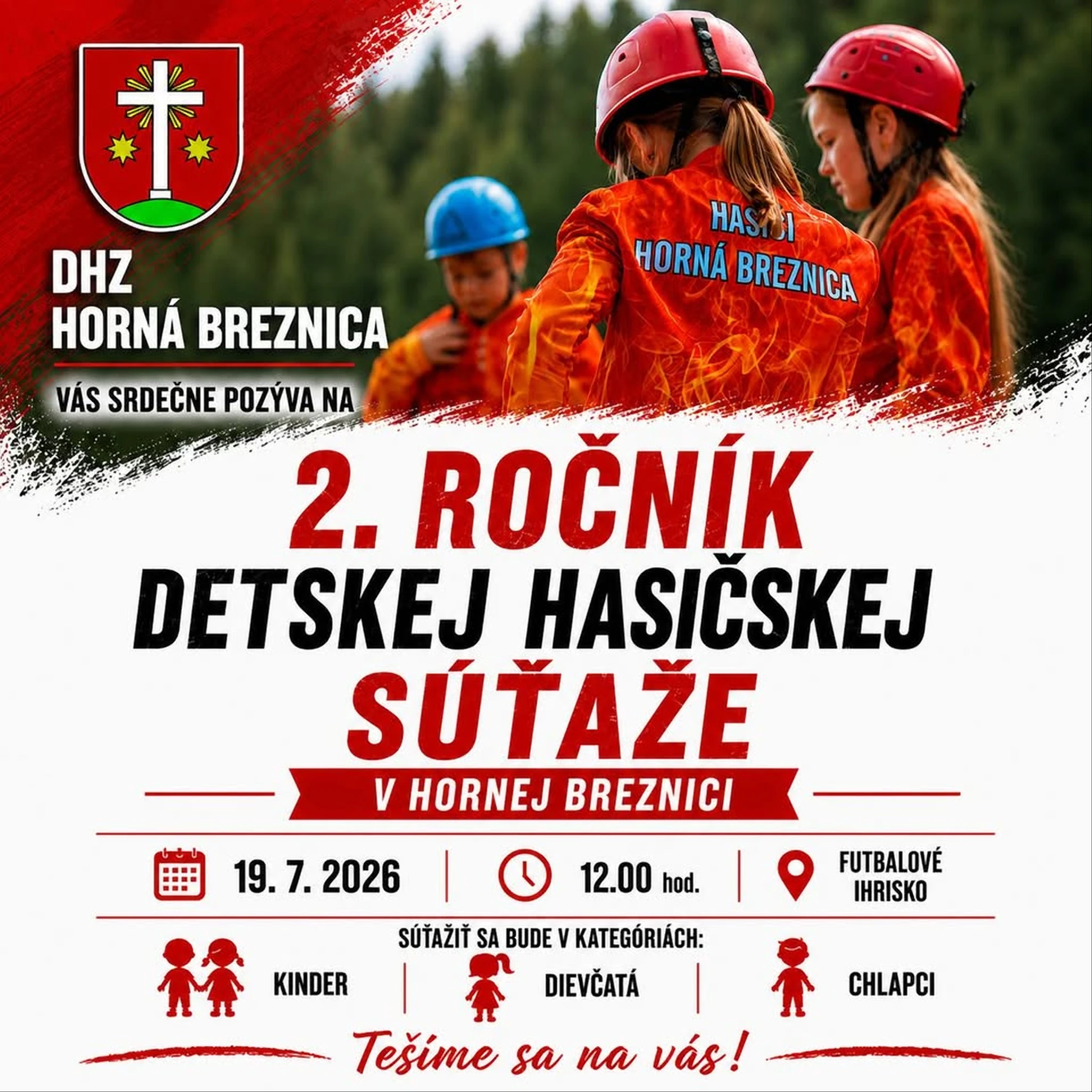2. ročník Detskej hasičskej súťaže v Hornej Breznici