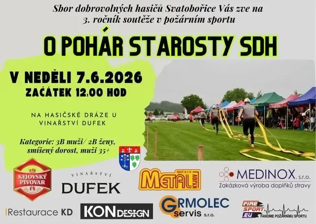 3. ROČNÍK SOUTĚŽE O POHÁR STAROSTY SDH SVATOBOŘICE