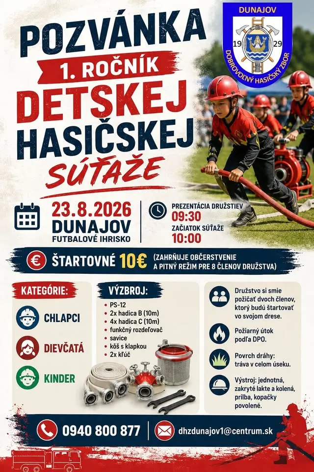 Detská Hasičská Súťaž Dunajov