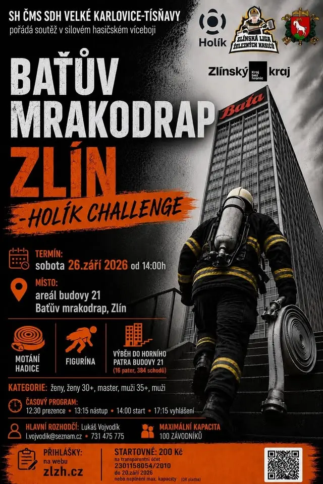 Baťův mrakodrap Zlín-Holík challenge