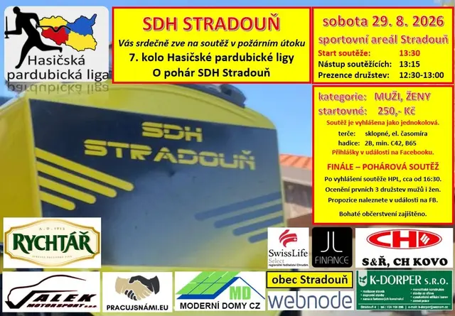 7. kolo HPL (Hasičská pardubická liga) Stradouň