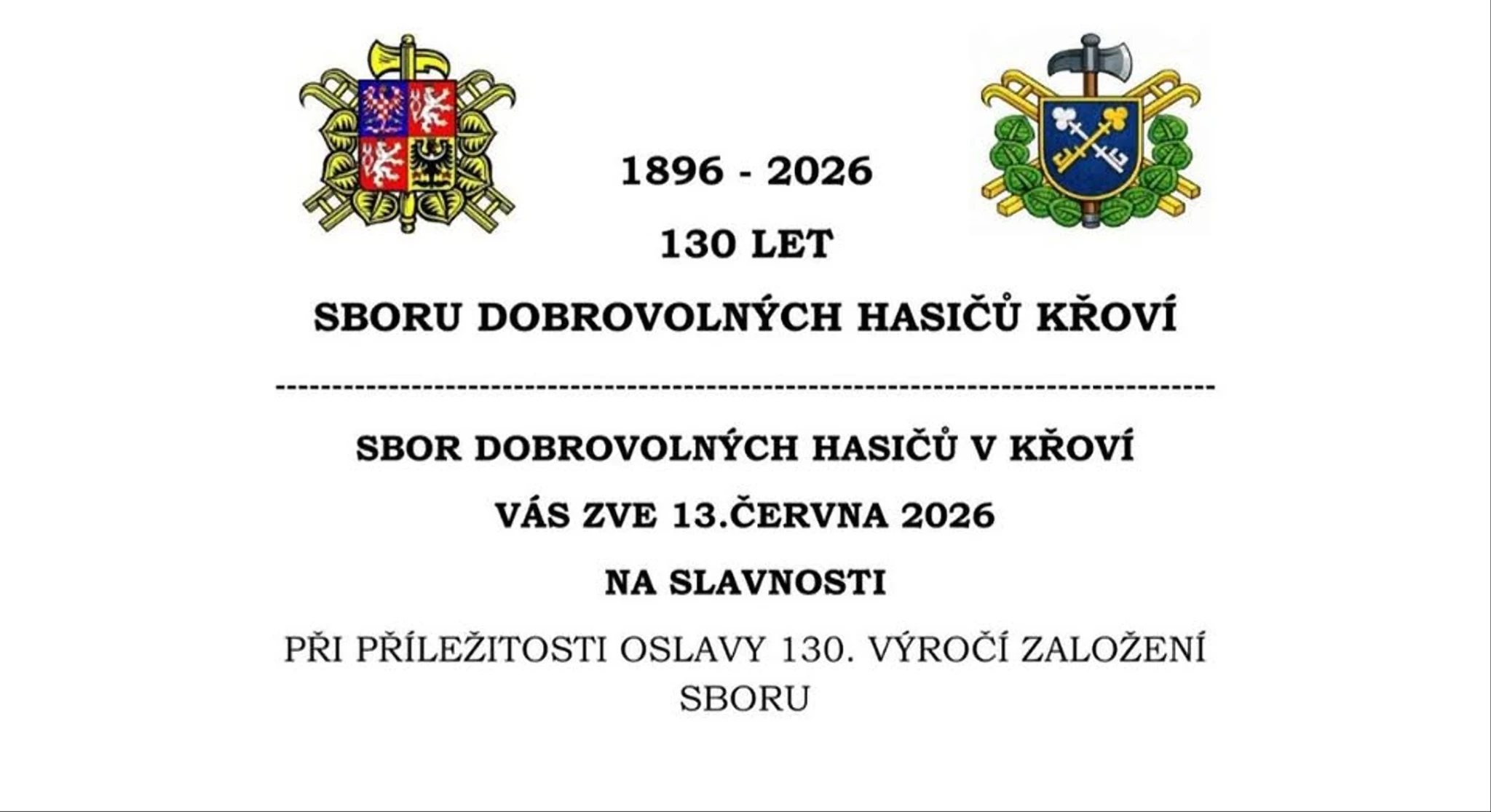 Hasičské závody u příležitosti 130 let výročí založení sboru dobrovolných hasičů.