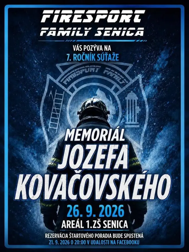 Hasičská súťaž Memoriál Jozefa Kovačovského