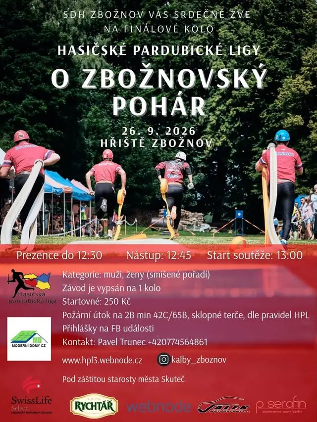 ZBOŽNOVSKÝ POHÁR - FINÁLOVÉ KOLO HASIČSKÉ PARDUBICKÉ LIGY