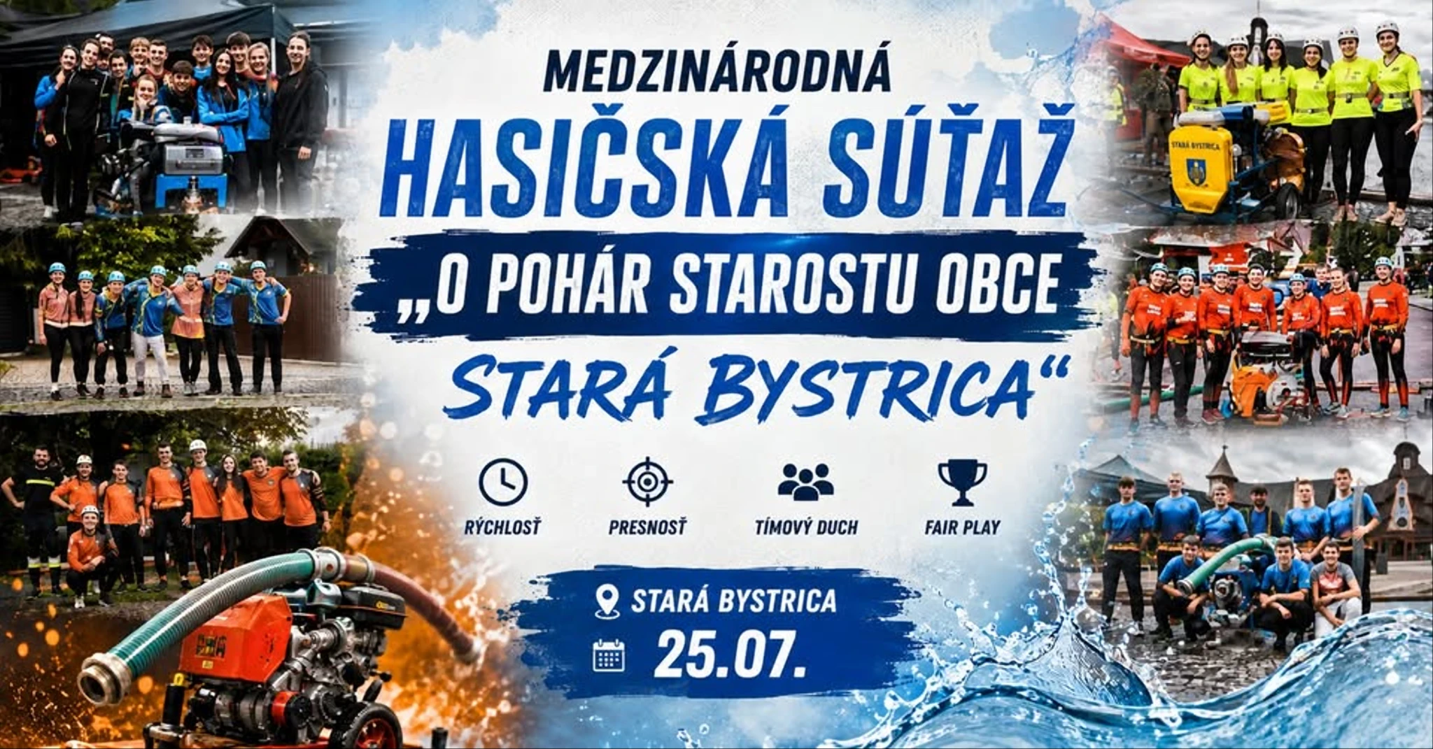 Medzinárodná hasičská súťaž ,,O pohár starostu obce Stará Bystrica“