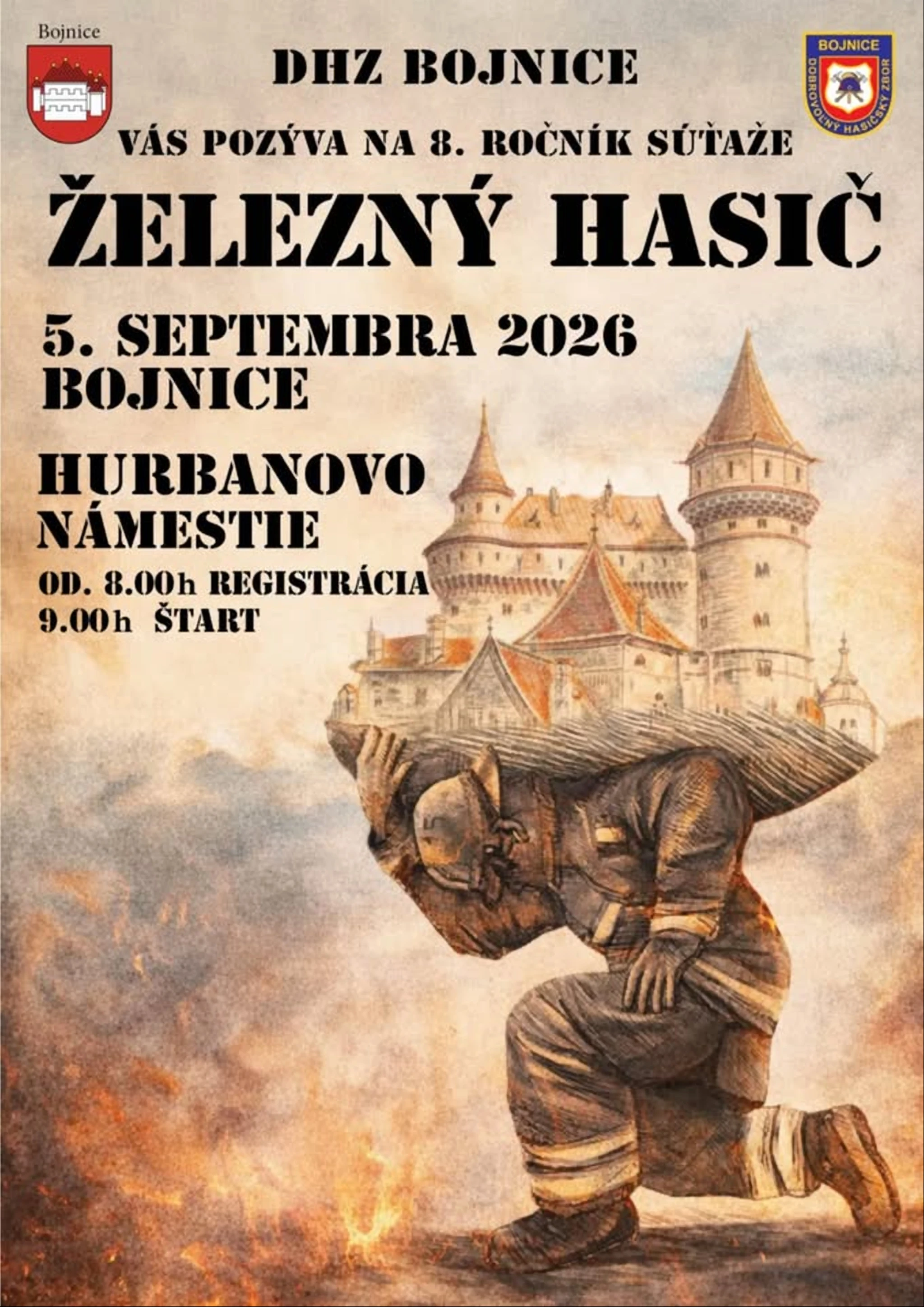 Železný hasič Bojnice 2026