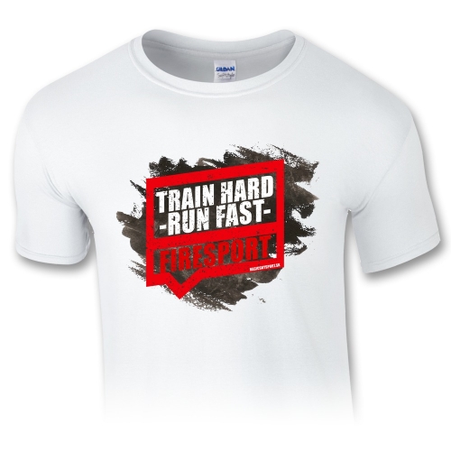 Pánske tričko – Train hard - run fast
